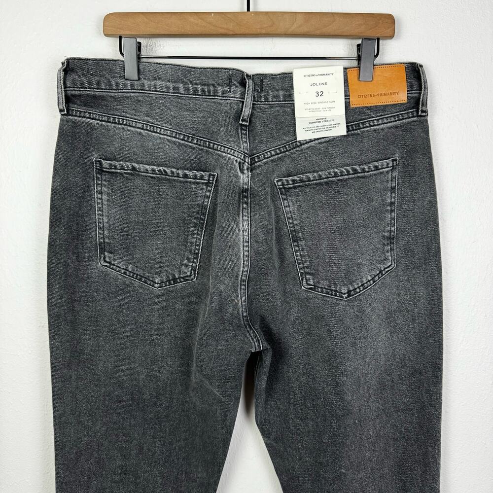 Citizens of Humanity | NWT Black Jolene Vintage Slim Leg Ankle Jeans in Secrets - Picture 5 of 12